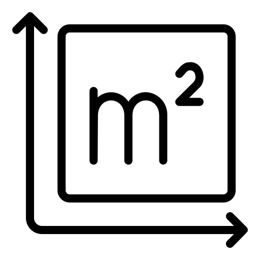 500 m²