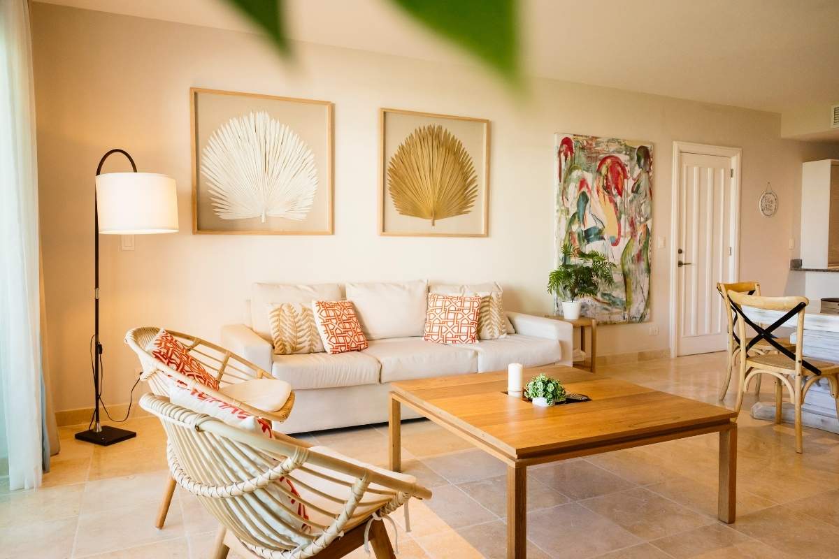Apartamento de Lujo Cap Cana Ocean Breeze Suite - Salón