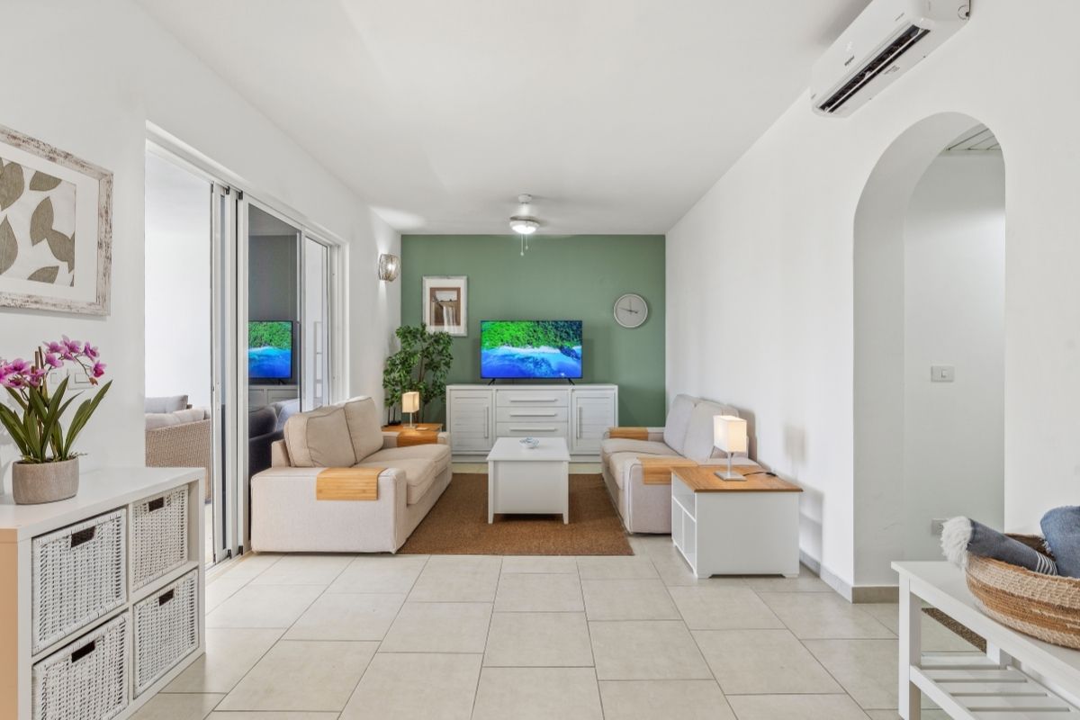 Apartamento Vacacional Cap Cana, Refugio Costero, Salón